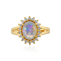 Anello in argento con Opale di Welo
