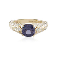 Anello in oro con Spinello Lavanda Luc Yen (de Melo)