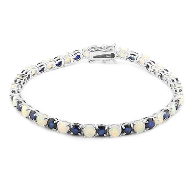 Bracciale in argento con Zaffiro Blu