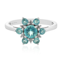 Anello in argento con Apatite Blu