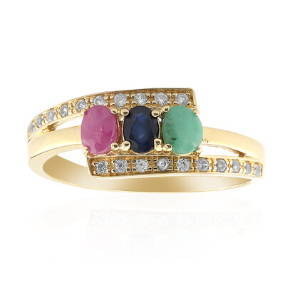 Anello in argento con Rubino Mozambico