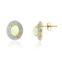 Orecchini in argento con Opale di Welo