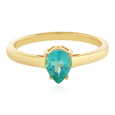 Anello in argento con Apatite Blu