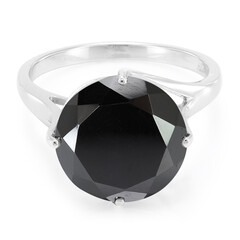 Anello in argento con Ematite Nera