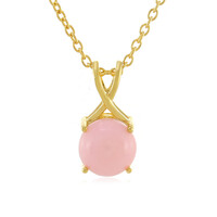 Collana in argento con Opale Rosa