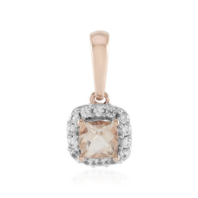 Ciondolo in oro con Morganite
