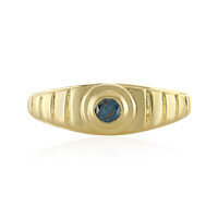 Anello in oro con Diamante Blu I4