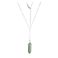 Collana in argento con Avventurina Verde