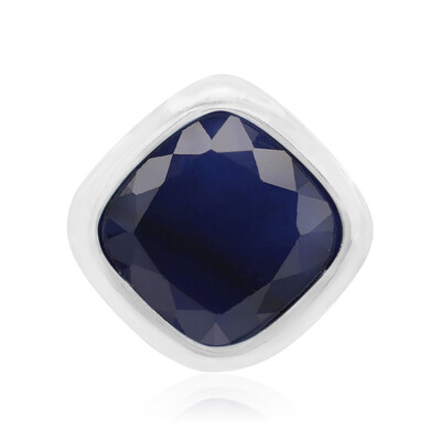 Ciondolo in argento con Zaffiro Blu (MONOSONO COLLECTION)