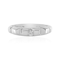 Anello in argento con Diamante I2 (H) (de Melo)