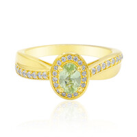 Anello in argento con Tsavorite