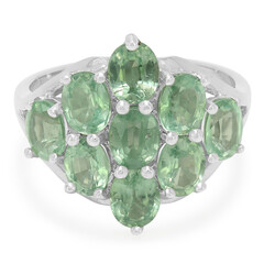 Anello in argento con Cianite Menta