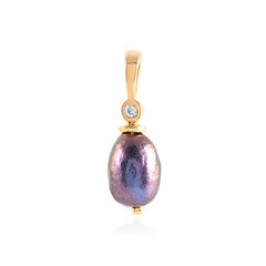 Ciondolo in argento con Perla Mistica d'Acqua Dolce