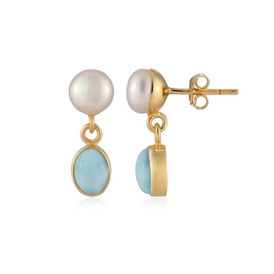 Orecchini in argento con Perla di Acqua Dolce