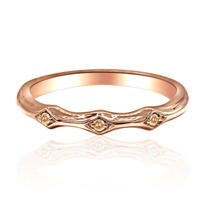 Anello in oro con Diamante Rose de France SI1 di Argyle (Annette)