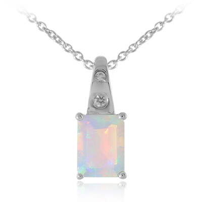 Collana in argento con Opale di Welo