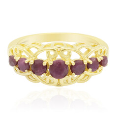 Anello in argento con Rubino