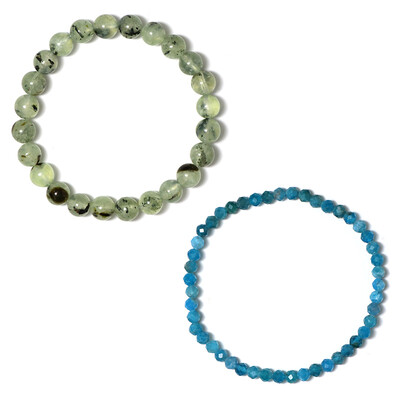 Bracciale con Prehnite