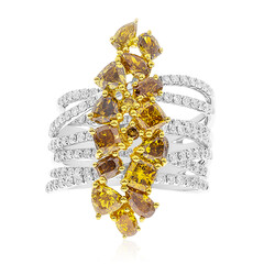 Anello in oro con Diamante Arancione SI (CIRARI)