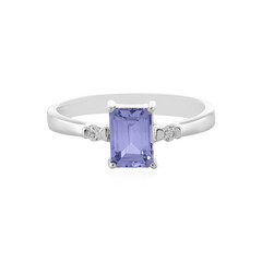 Anello in argento con Tanzanite (non riscaldata)