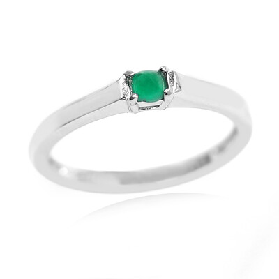 Anello in argento con Smeraldo Colombiano