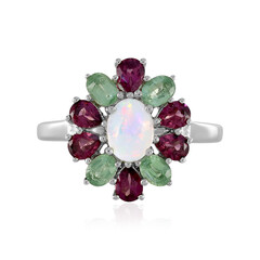 Anello in argento con Opale di Welo