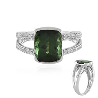 Anello in argento con Apatite Cromo