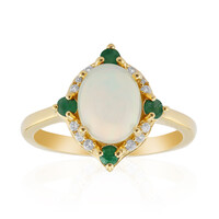 Anello in argento con Opale di Welo