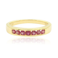 Anello in oro con Berillo Rosso