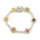 Bracciale in argento con Zaffiro Verde (Gems en Vogue)