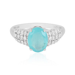 Anello in oro con Opale Paraiba (AMAYANI)