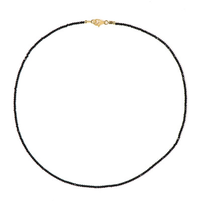 Collana in argento con Spinello Nero