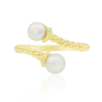 Anello in argento con Perla di Acqua Dolce (TPC)