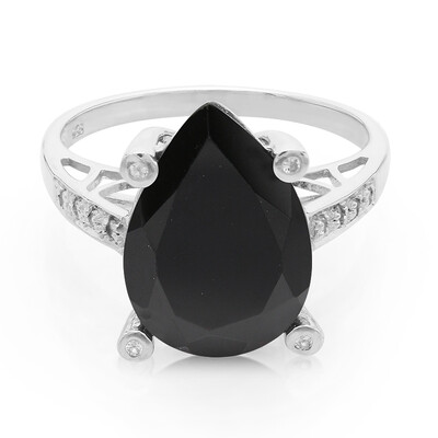 Anello in argento con Spinello Nero