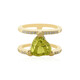 Anello in argento con Quarzo Limone
