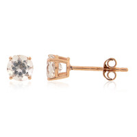 Orecchini in oro con Morganite