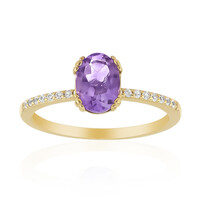 Anello in argento con Ametista