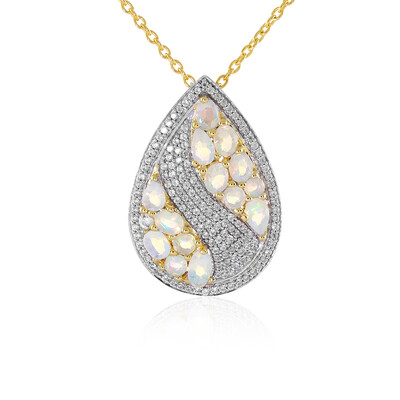 Collana in argento con Opale di Welo