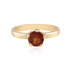 Anello in argento con Citrino Madeira