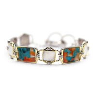 Bracciale in argento con Gemma (Dallas Prince Designs)
