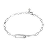 Bracciale in argento con Diamante I3 (I)