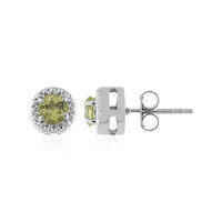 Orecchini in argento con Quarzo Limone