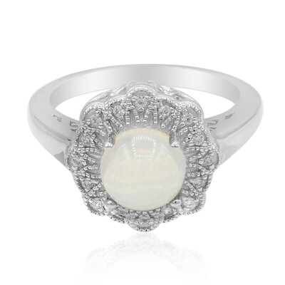 Anello in argento con Opale di Welo