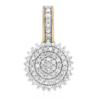 Ciondolo in argento con Diamante PK (J)