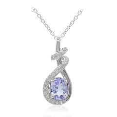 Collana in argento con Tanzanite