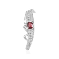 Ciondolo in oro con Spinello Rosso Nobile Luc Yen (AMAYANI)