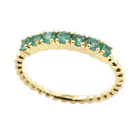 Anello in oro con Smeraldo Zambia AAA (de Melo)