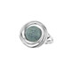 Anello in argento con Fuchsite (dagen)