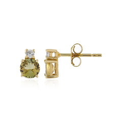 Orecchini in oro con Tanzanite Gialla