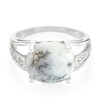 Anello in argento con Agata Dendritica